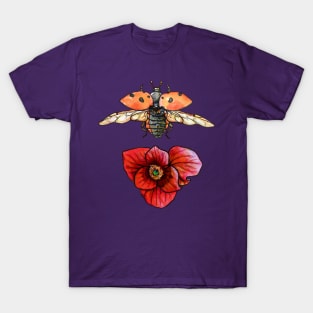 Nine Spotted Lady Beetle and Pawpaw T-Shirt